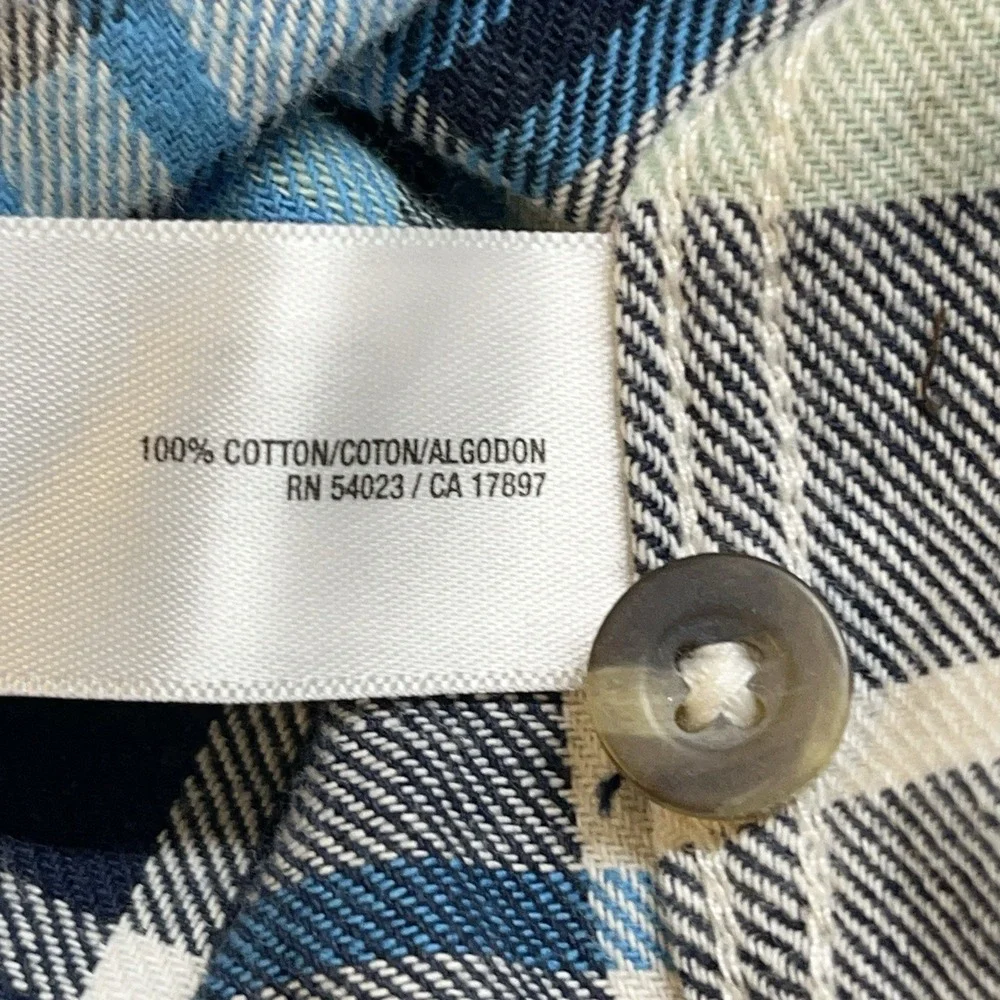 Old Navy Vintage Flannel Shirt Mens L Cotton Button Down Long Sleeve‎ Outdoor